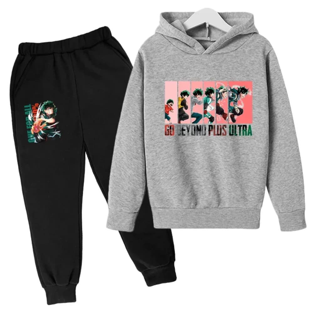 Anime My Hero Academia Izuku Go Beyond Plus Ultra Printed  Hoodie With Pant — detail 1