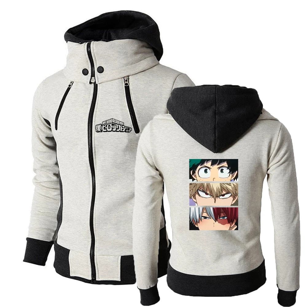 Anime My Hero Academia Character Zipper Hoodie — detail 1
