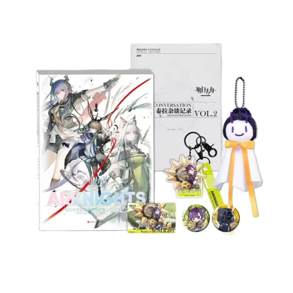 Anime Arknights Character Artbook Setting Collection