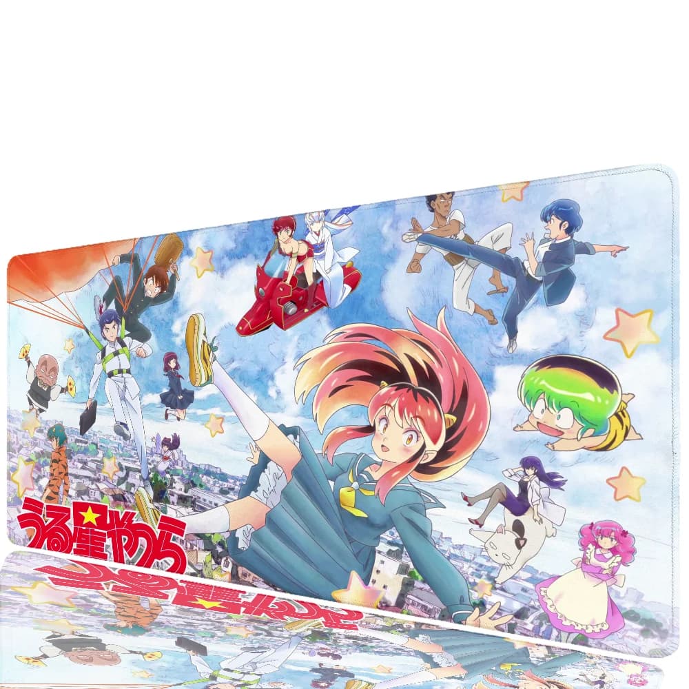 Urusei Yatsura Anime Characters Printed Mouse Pad