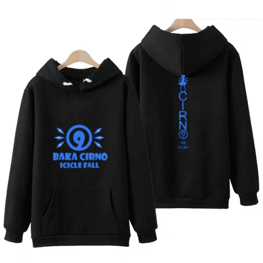 Anime Touhou Project Baka Cirno Icicle Fall Hoodie