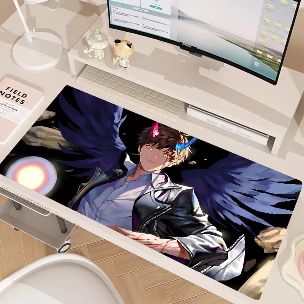 Comics Tower Of God Baam Mousepad Large Gaming Mouse Pad LockEdge Thickened Computer Keyboard Table Desk Mat