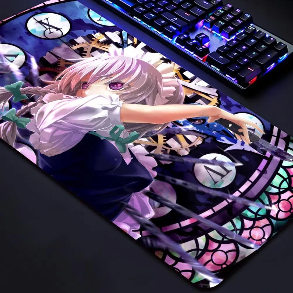 Anime Touhou Sakuya Izayoi Mouse Pad
