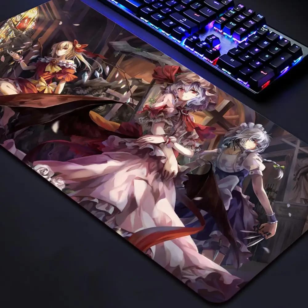 Anime Touhou Characters Print Mouse Pad