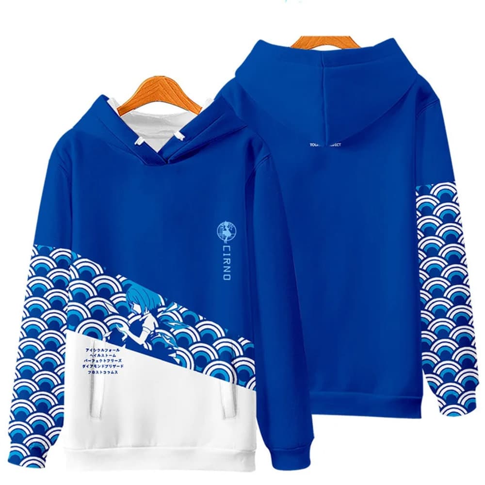Anime Touhou Project Cirno Hoodie