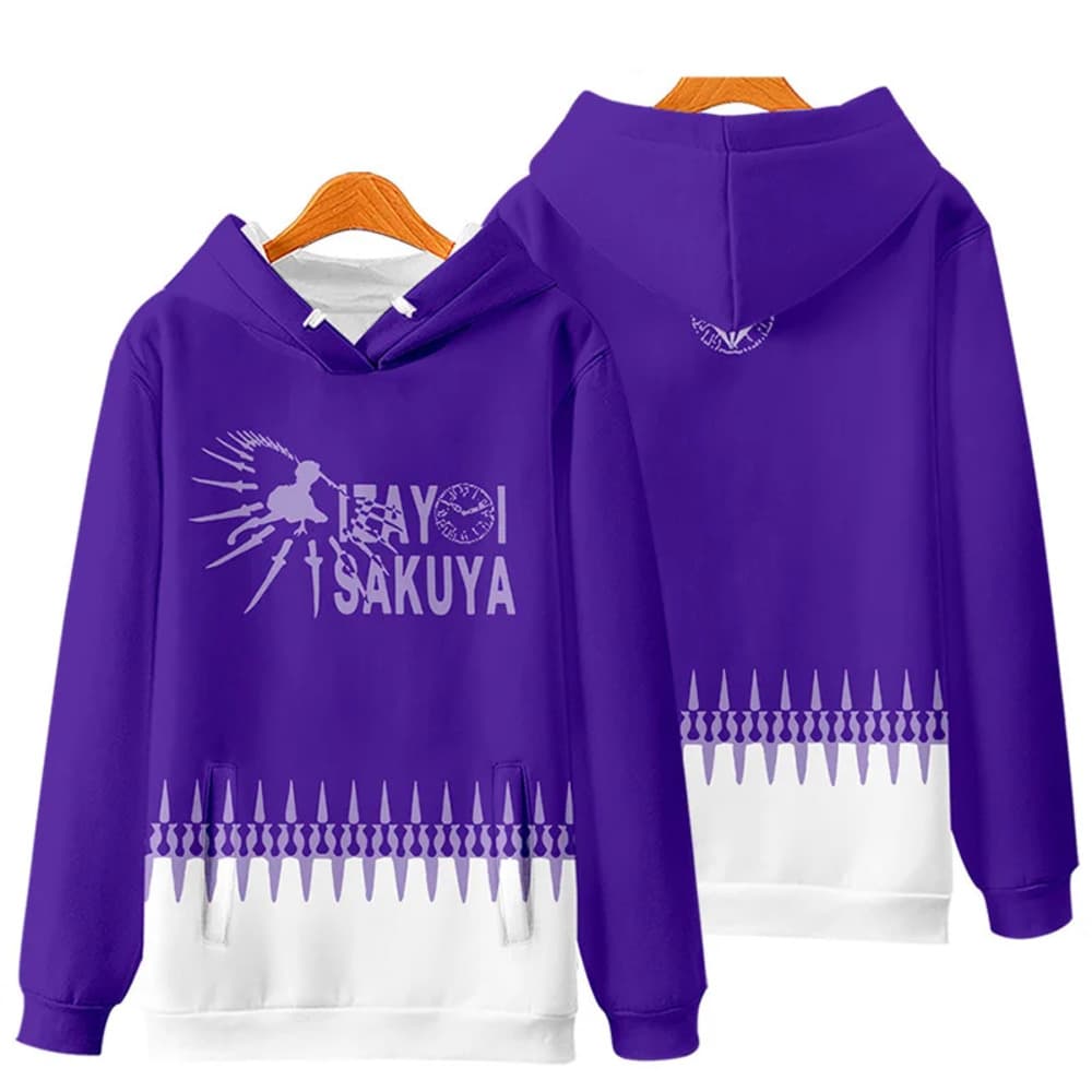 Anime Touhou Project Sakuya Izayoi Hoodie