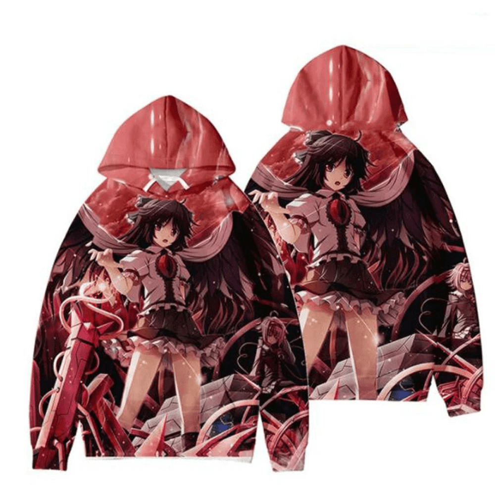 Anime Touhou Project Utsuho Reiuji Hoodie