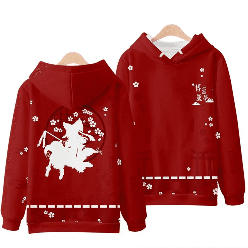 Anime Touhou Project Reimu Hakurei Hoodie