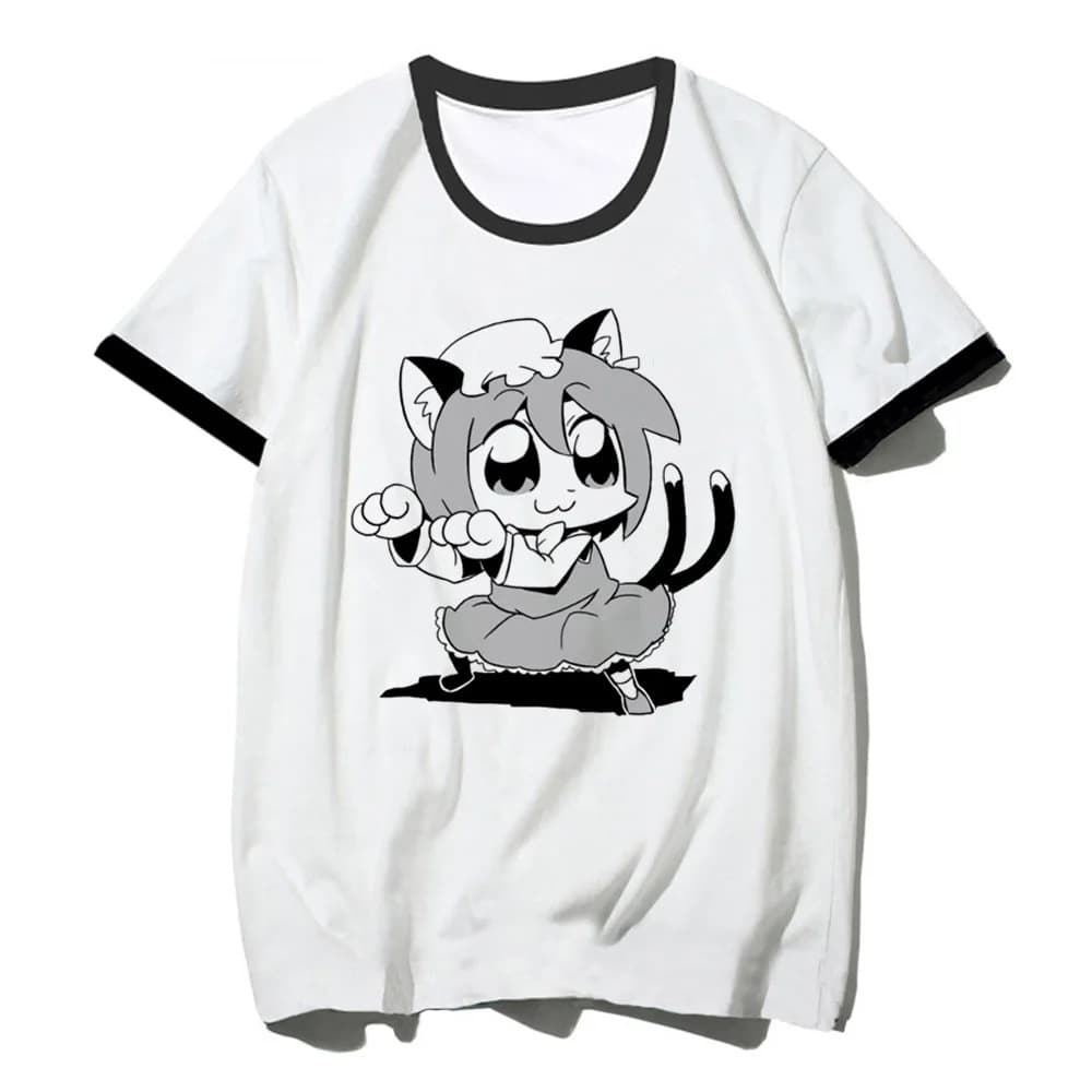 Anime Touhou Project Honk Chen Short Sleeve T-Shirt