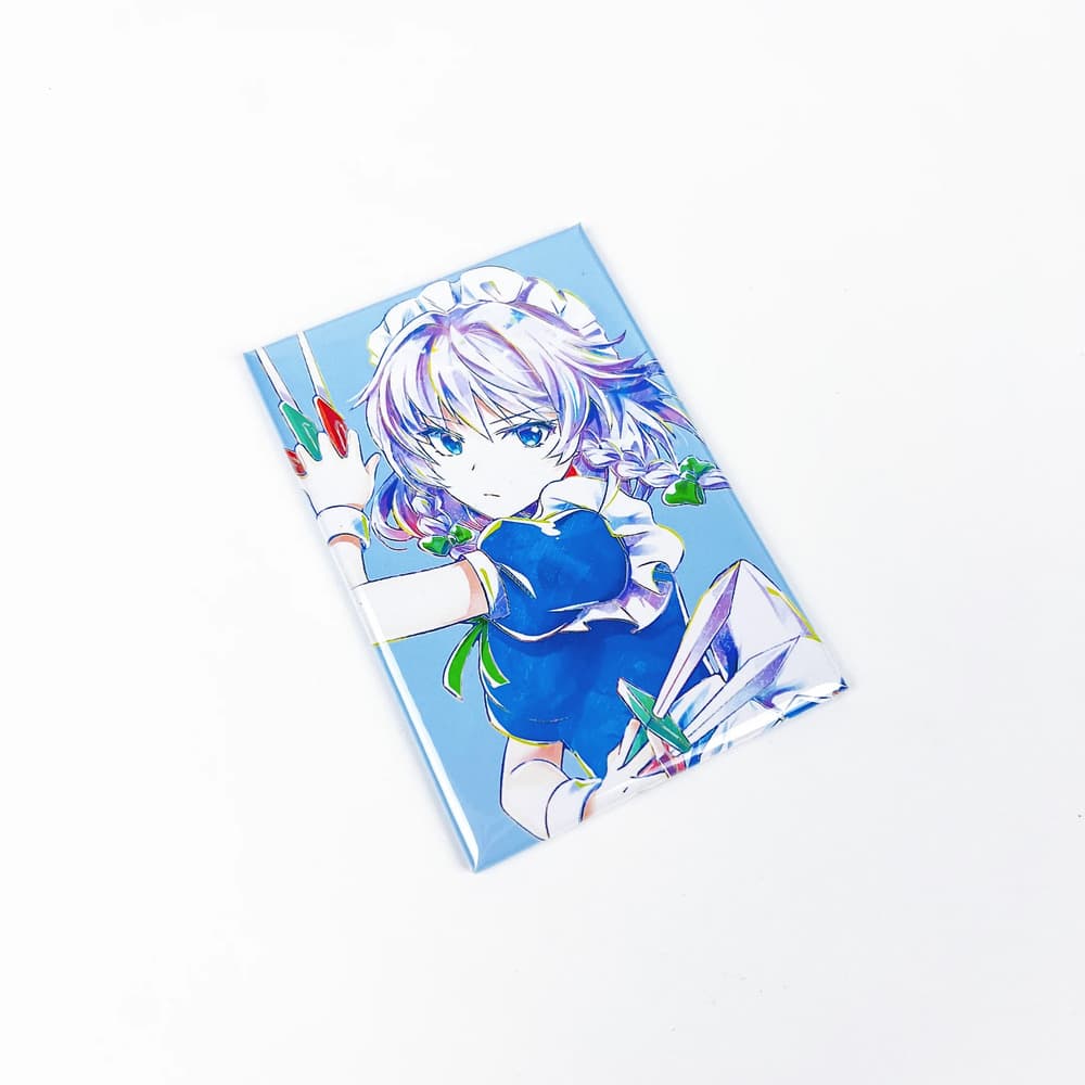 Anime Touhou Project Sakuya Izayoi Fridge Magnet