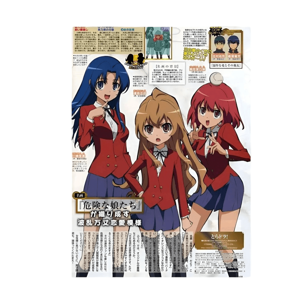 Toradora! Character Anime Poster