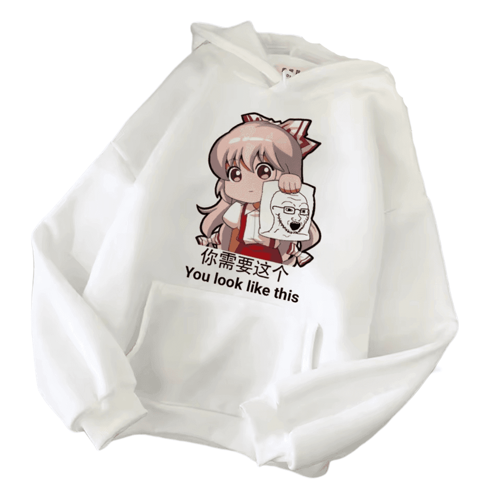 Anime Touhou Project Fujiwara No Mokou Polyester T-Shirt