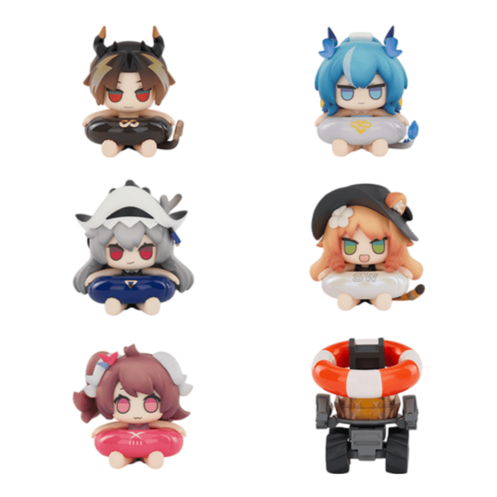 Anime Arknights Characters Rhodes Island Beach Party Figure Toy