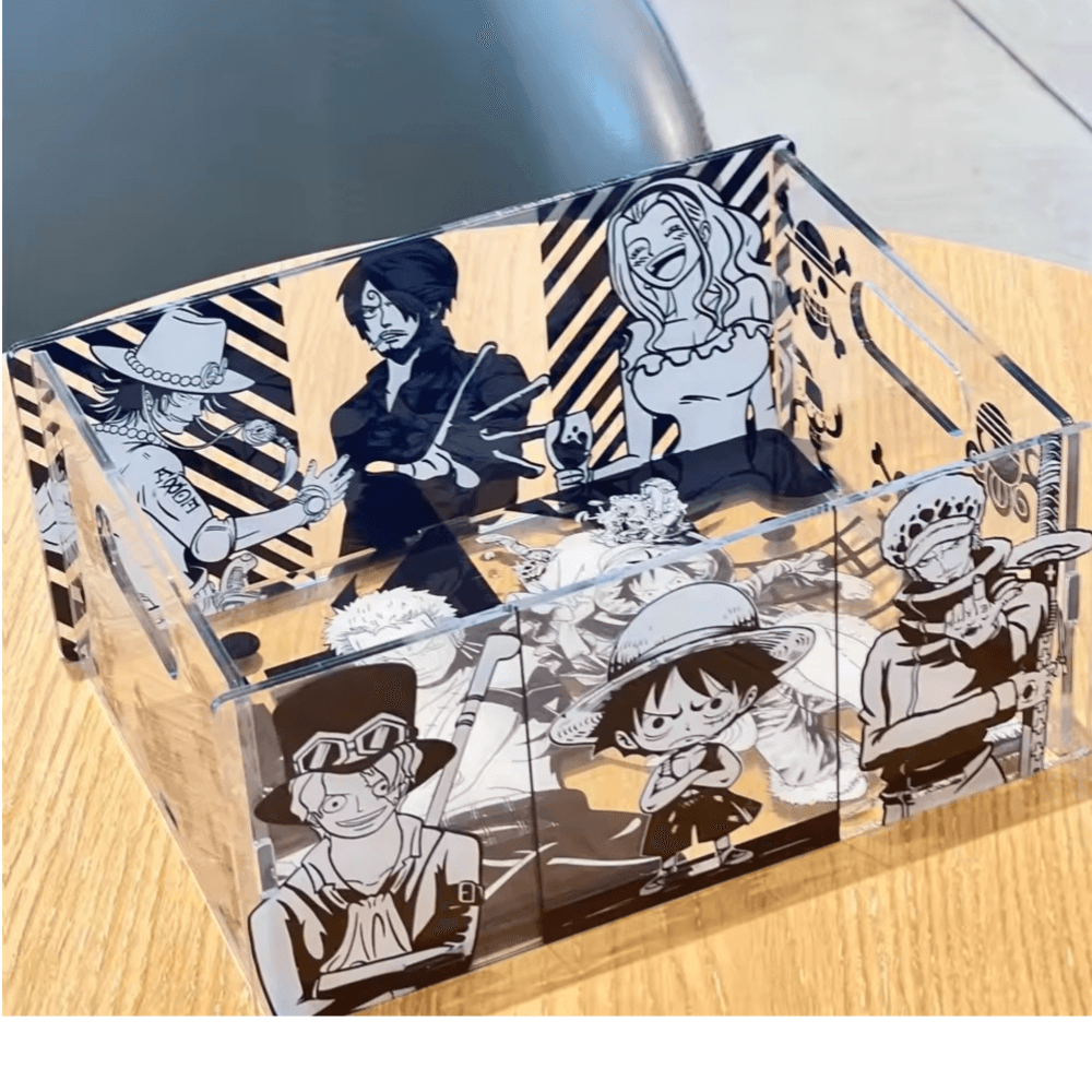 One Piece Anime Acrylic Splicing Storage Box