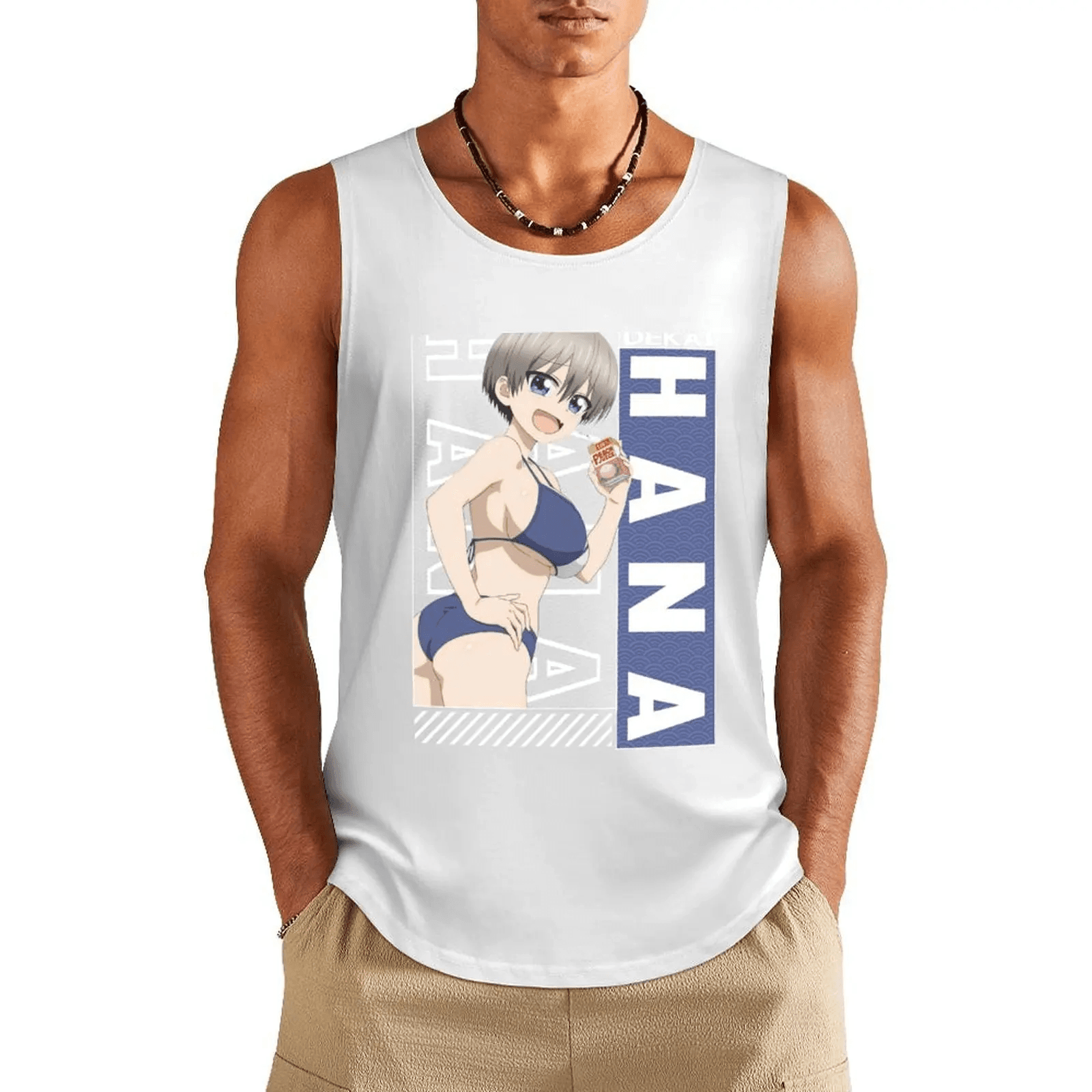 Anime Uzaki-Chan Wants To Hang Out! Hana Uzaki Sleeveless Tank Top — detail 2