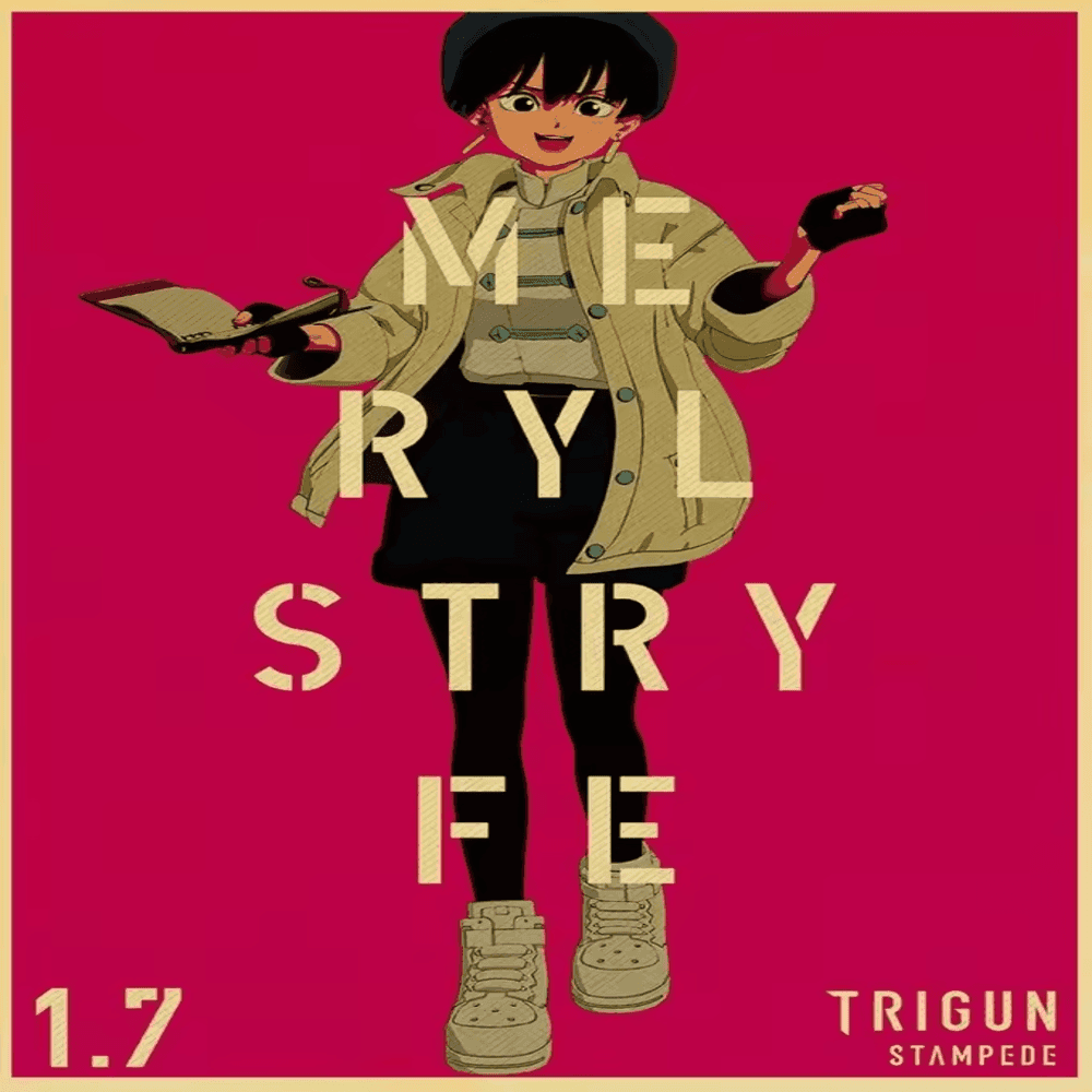 Anime Trigun Meryl Stryfe Poster Wall Art