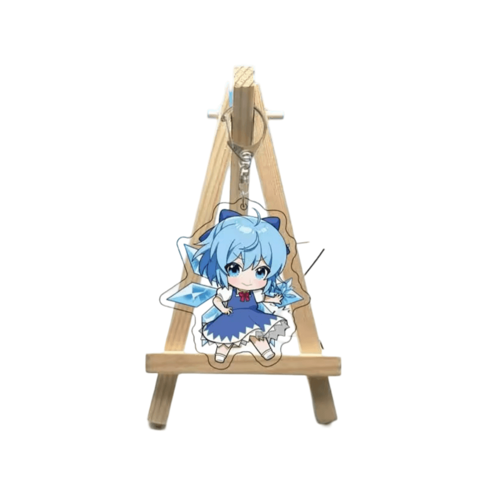 Anime Touhou Project Cirno Keychain Pendant