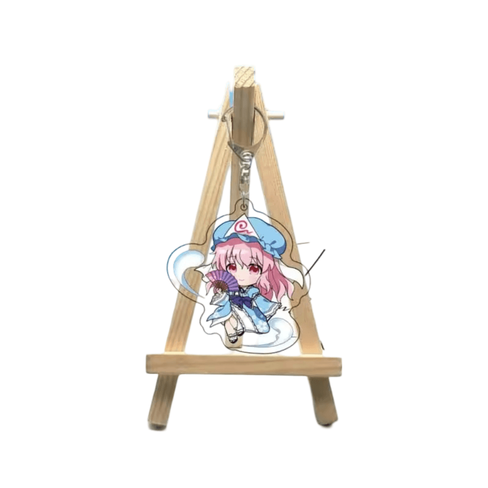 Anime Touhou Project Yuyuko Saigyouji Keychain Pendant