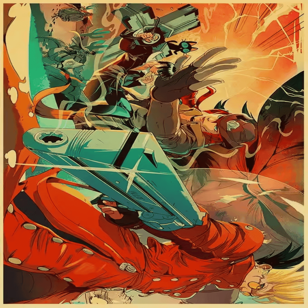 Anime Trigun: Badlands Rumble Painting Poster Wall Art