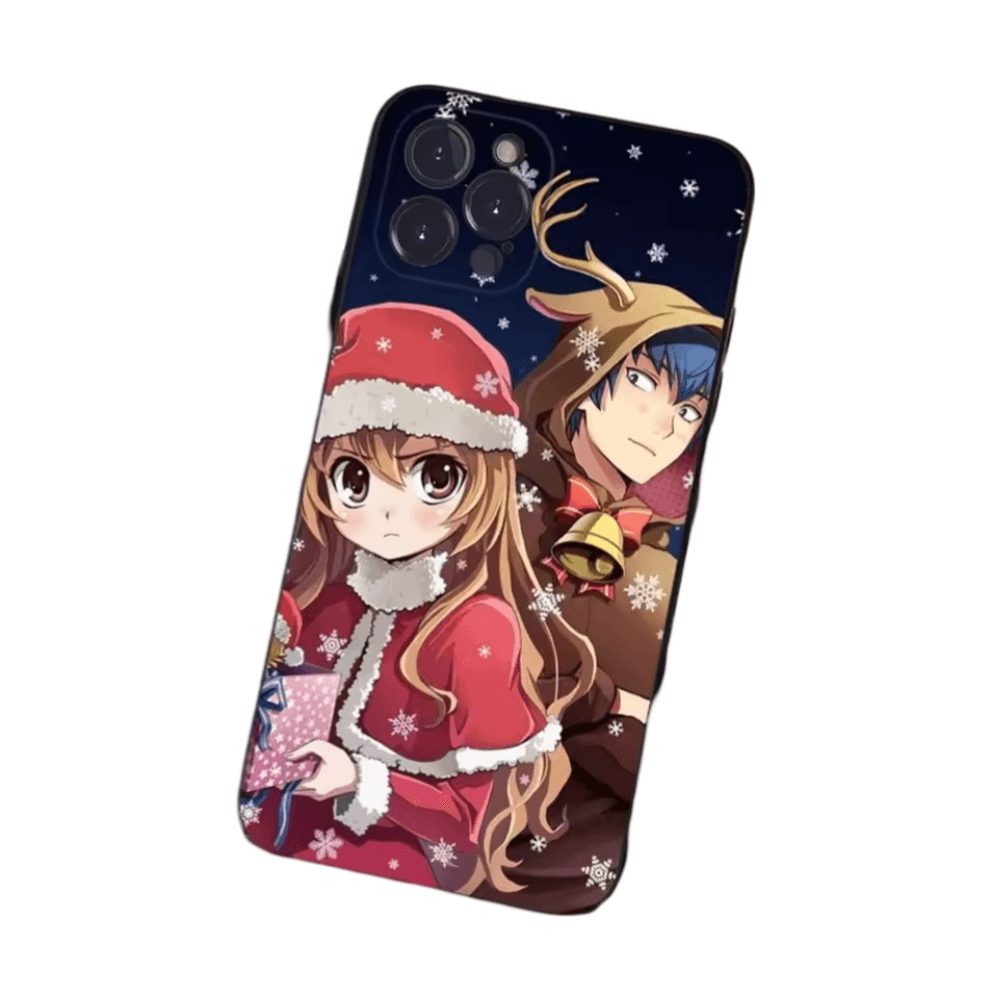 Christmas Anime Toradora! Ryūji Takasu And Taiga Aisaka Mobile Case For iPhone