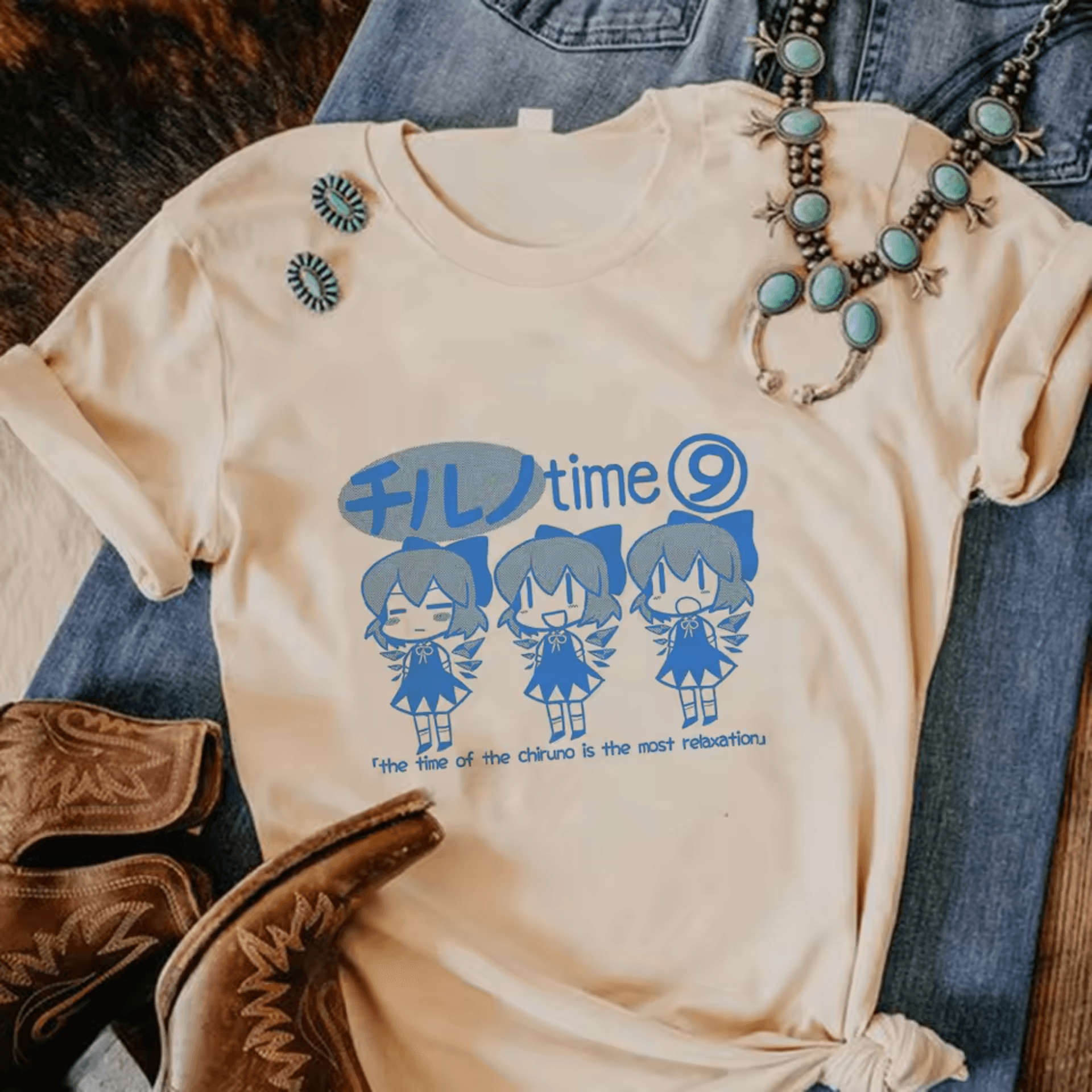 Touhou Project Chen Anime Cotton T-Shirt