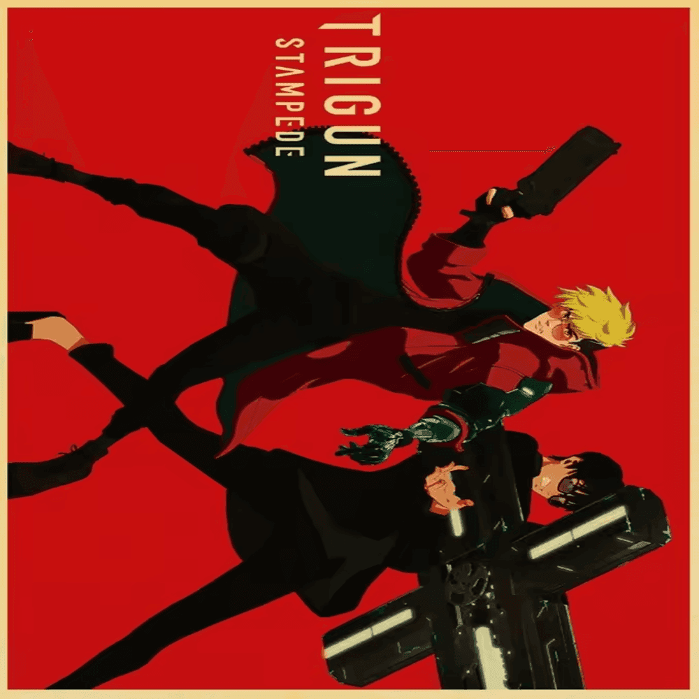 Anime Trigun Stampede Vash And Nicholas Poster Wall Art