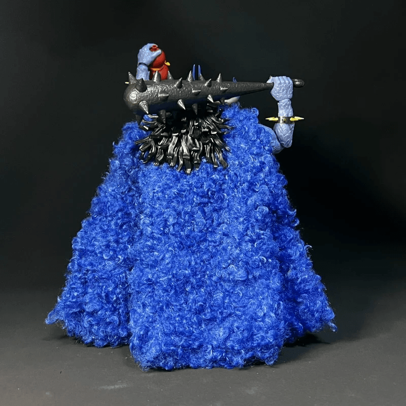 26cm Anime One Piece Kaido Plush Dark Combat Cloak Movable Action Figure Toy — detail 2