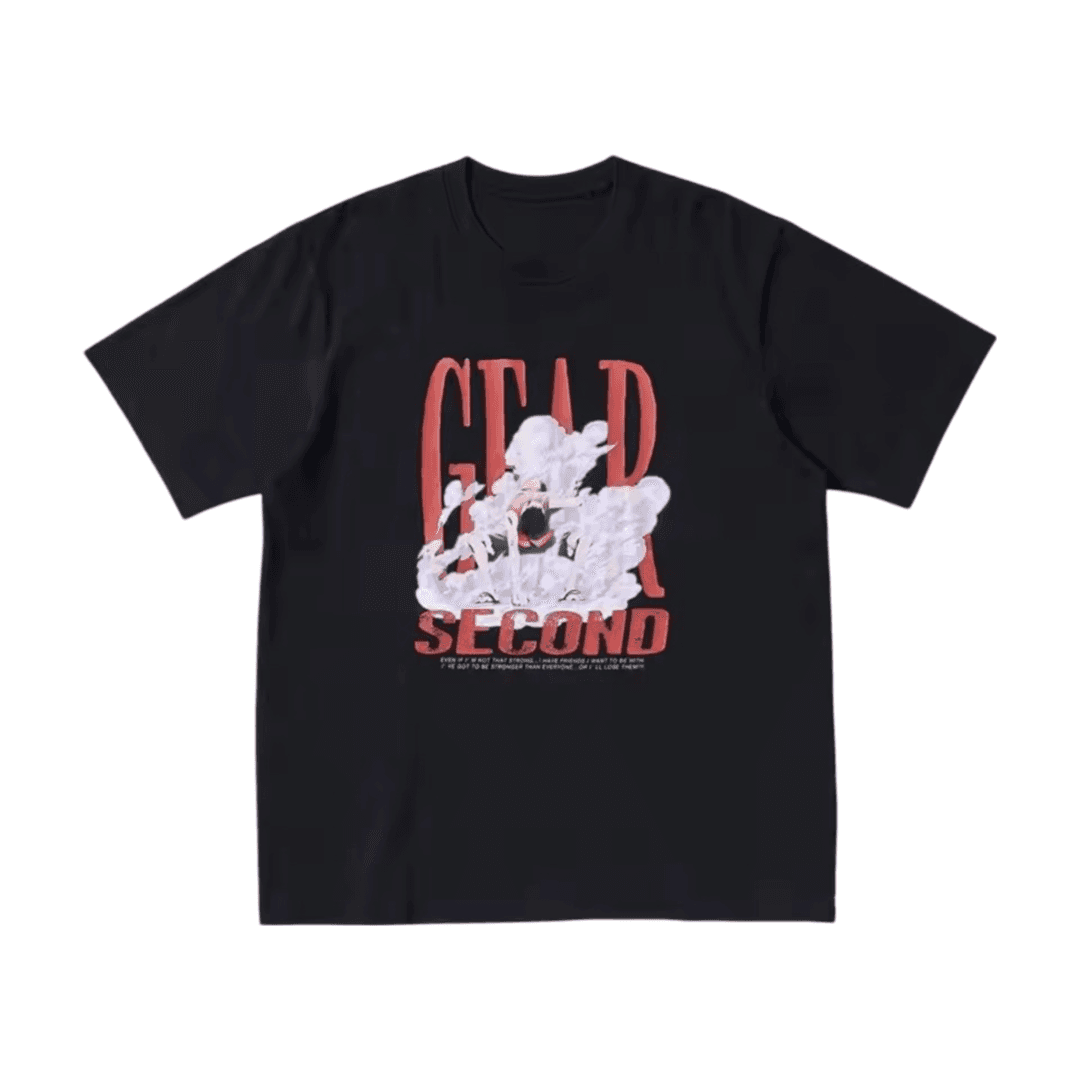 Anime One Piece 25th Anniversary Gear Second Luffy T-Shirt