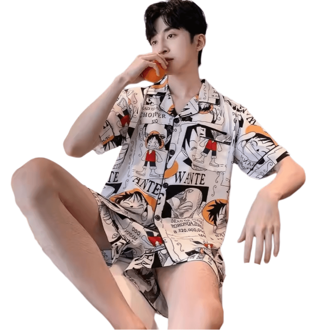 Anime One Piece Home Suit Two-Piece Set