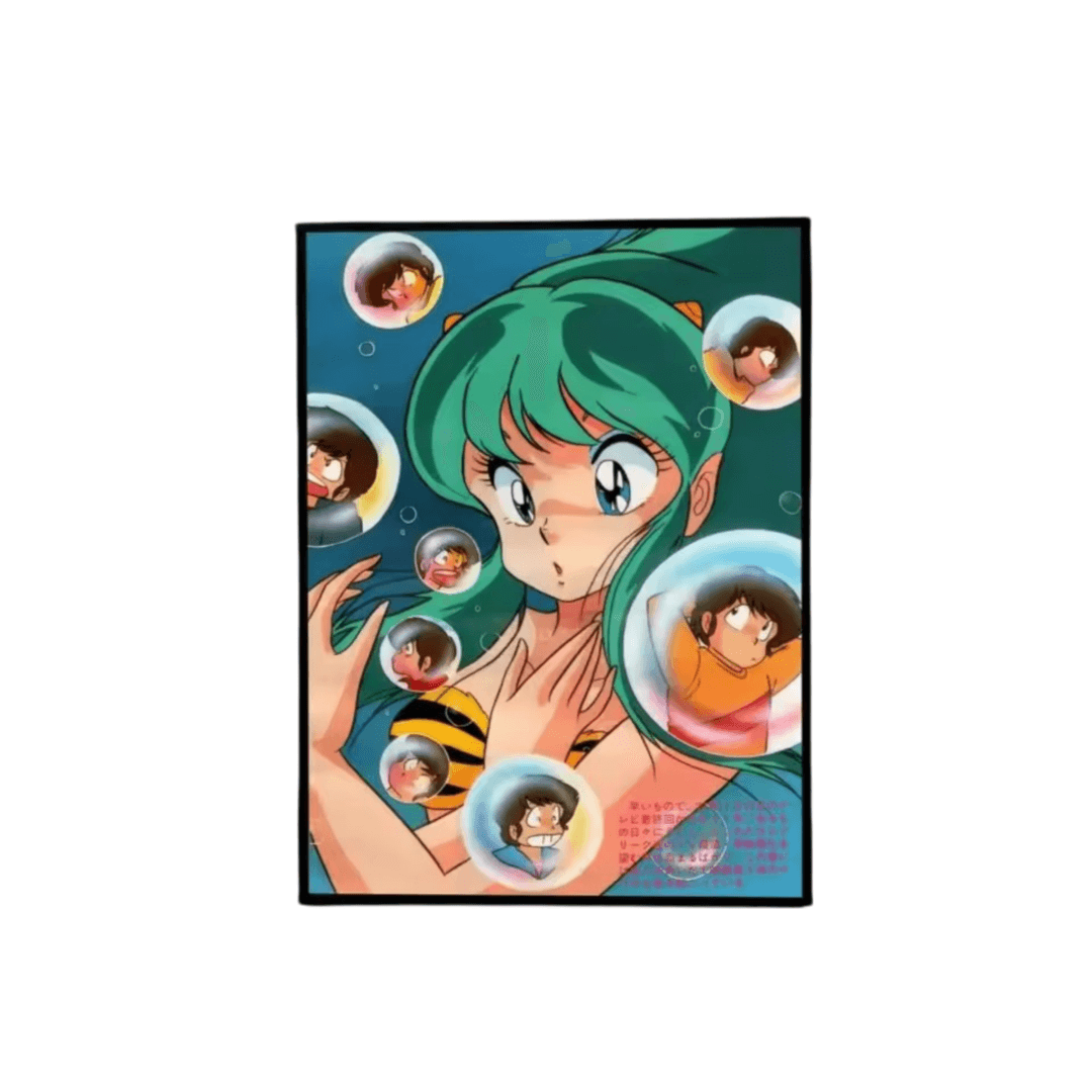 Anime Urusei Yatsura Lum With Friends Poster Wall Art