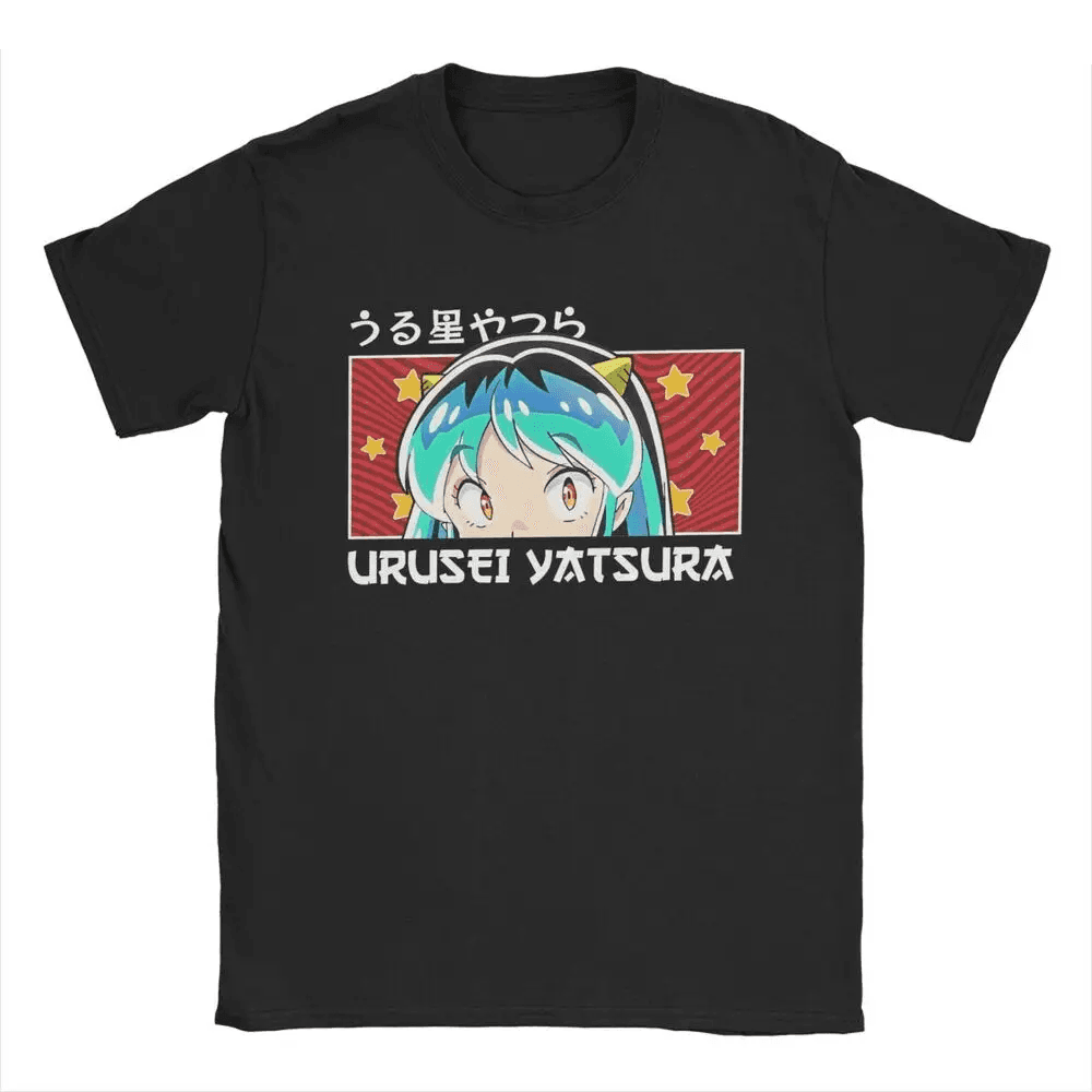 Anime Urusei Yatsura Lum Short Sleeve T-Shirt