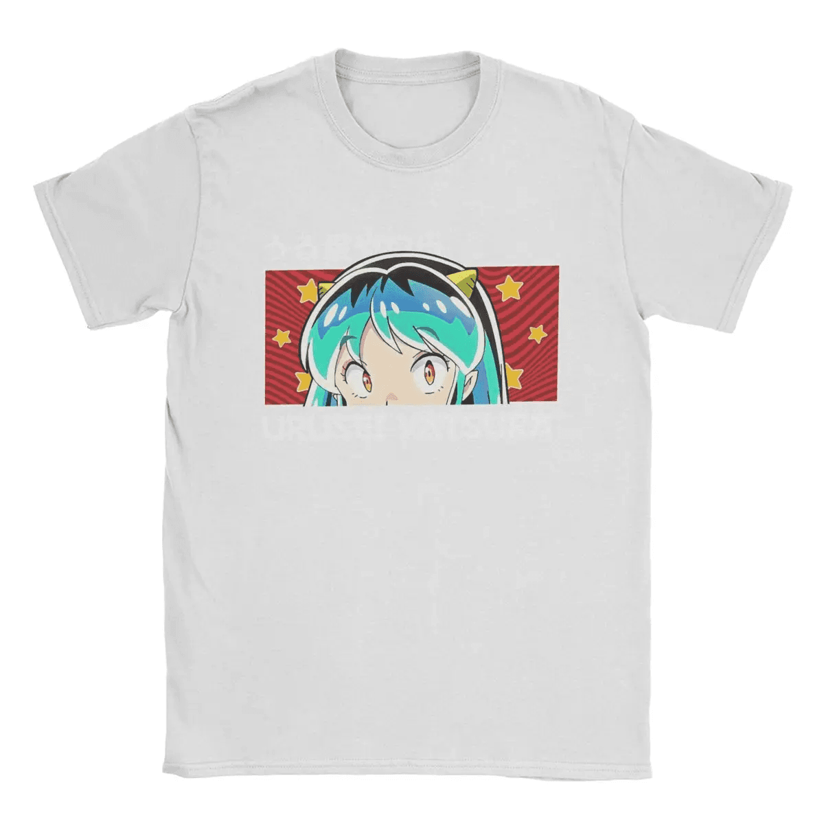 Anime Urusei Yatsura Lum Short Sleeve T-Shirt — detail 1