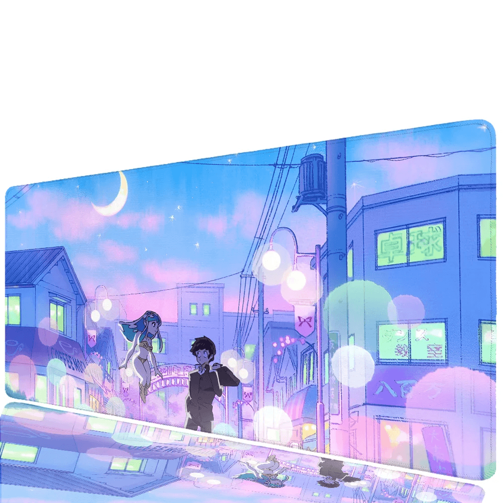 Urusei Yatsura Anime Lum And Ataru Moroboshi Gaming XXL Keyboard Pad