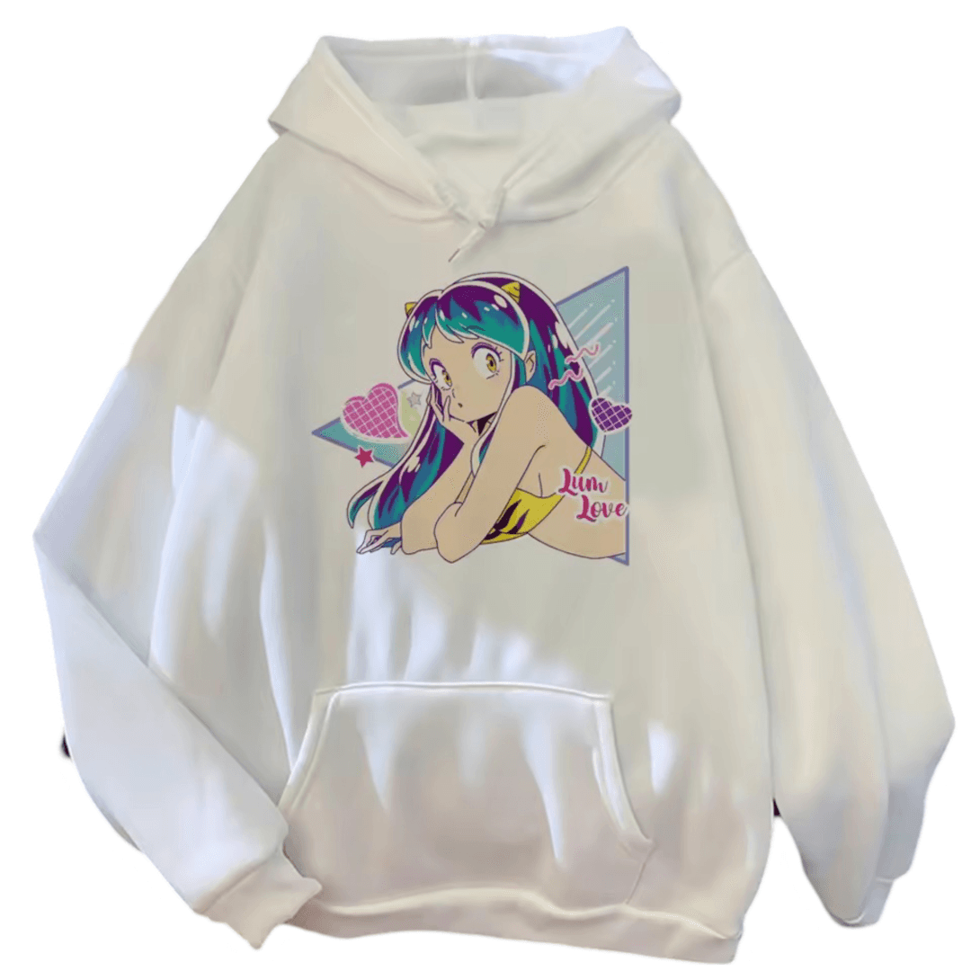 Urusei Yatsura Anime Lum Casual Hoodie