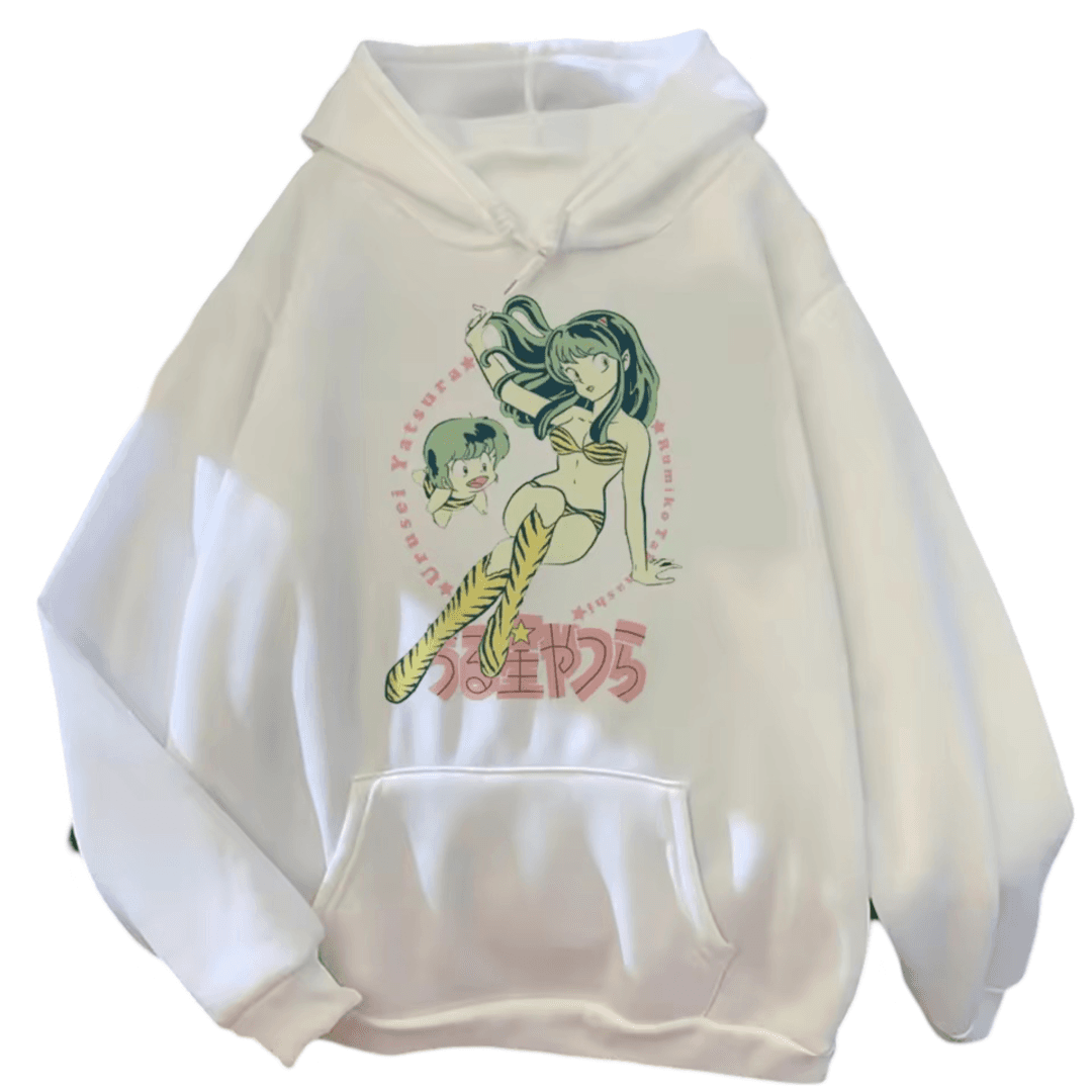 Anime Urusei Yatsura Lum Printed Hoodie