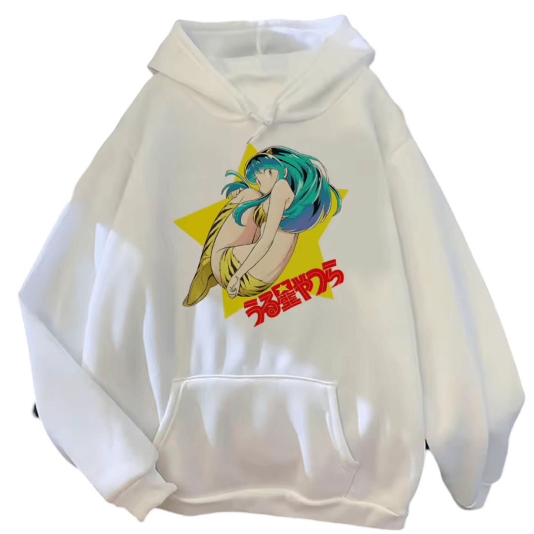 Urusei Yatsura Anime Lum Printed Hoodie