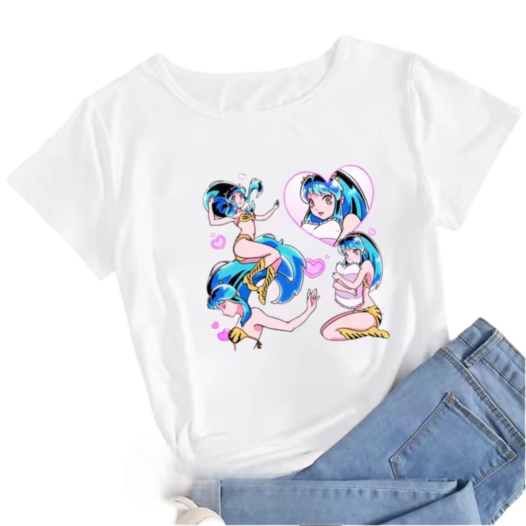 Urusei Yatsura Anime Lum T-Shirt For Women