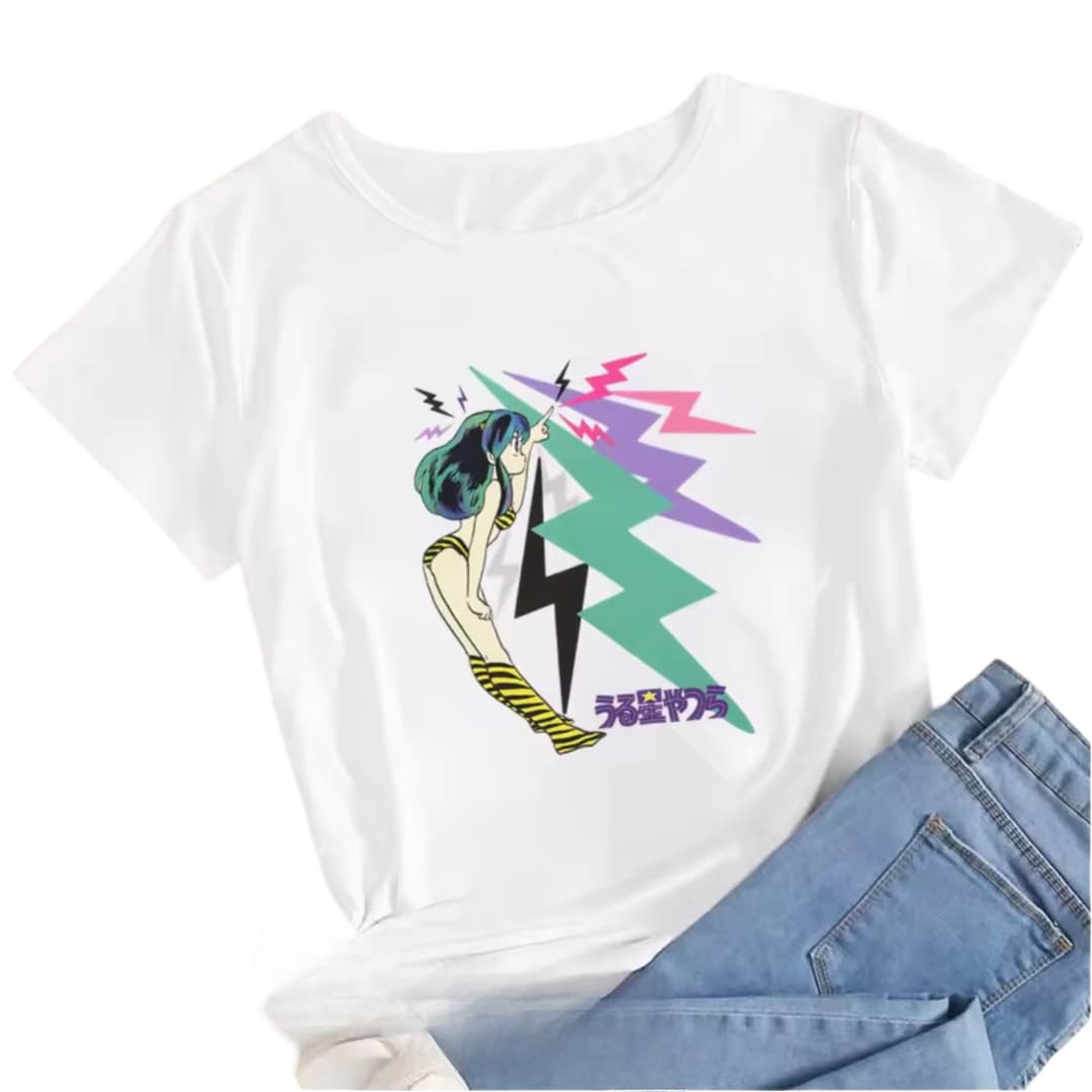 Anime Urusei Yatsura Lum T-Shirt For Women