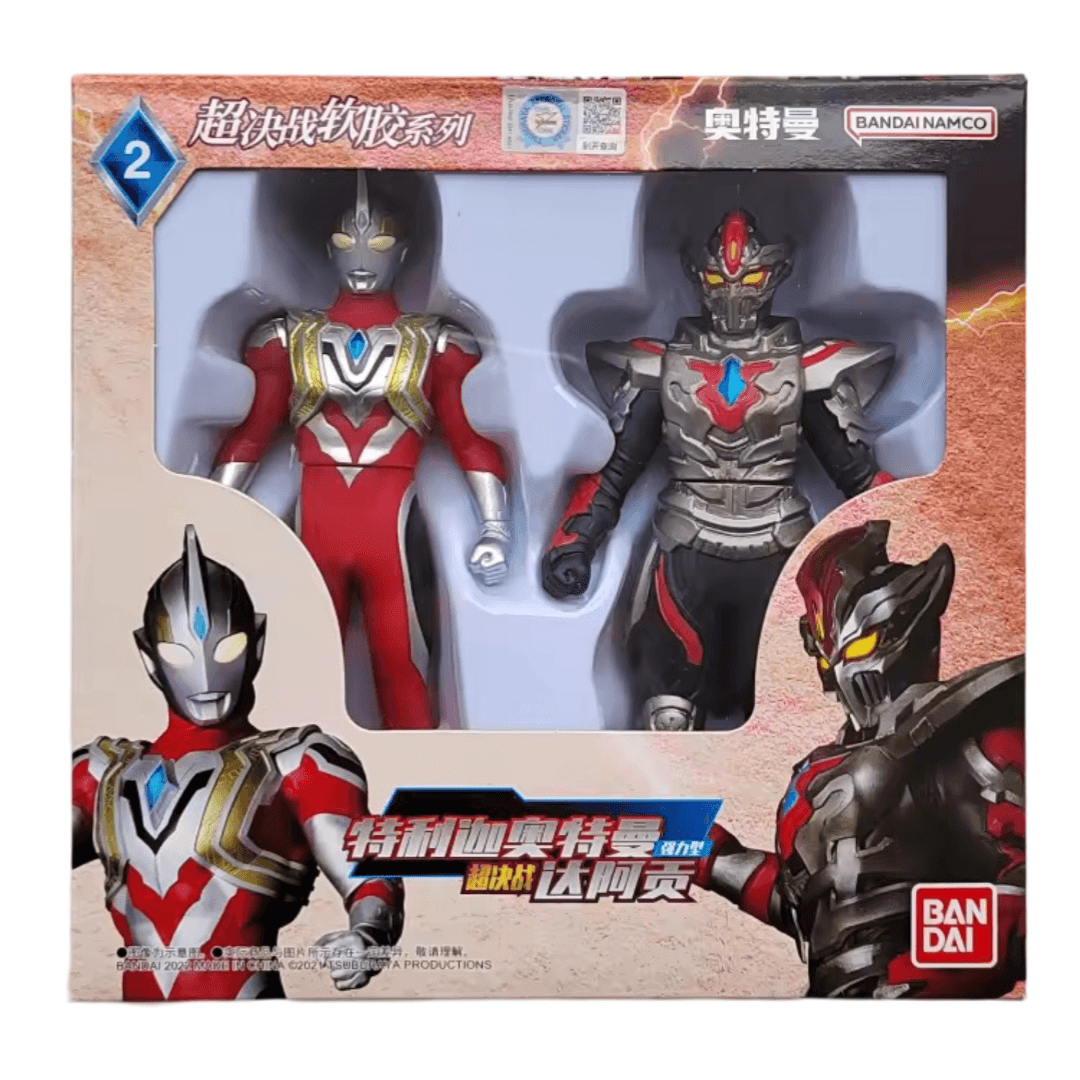 Anime Ultraman Trigger And Ultra Monster Darrgon Action Figure Toy Set