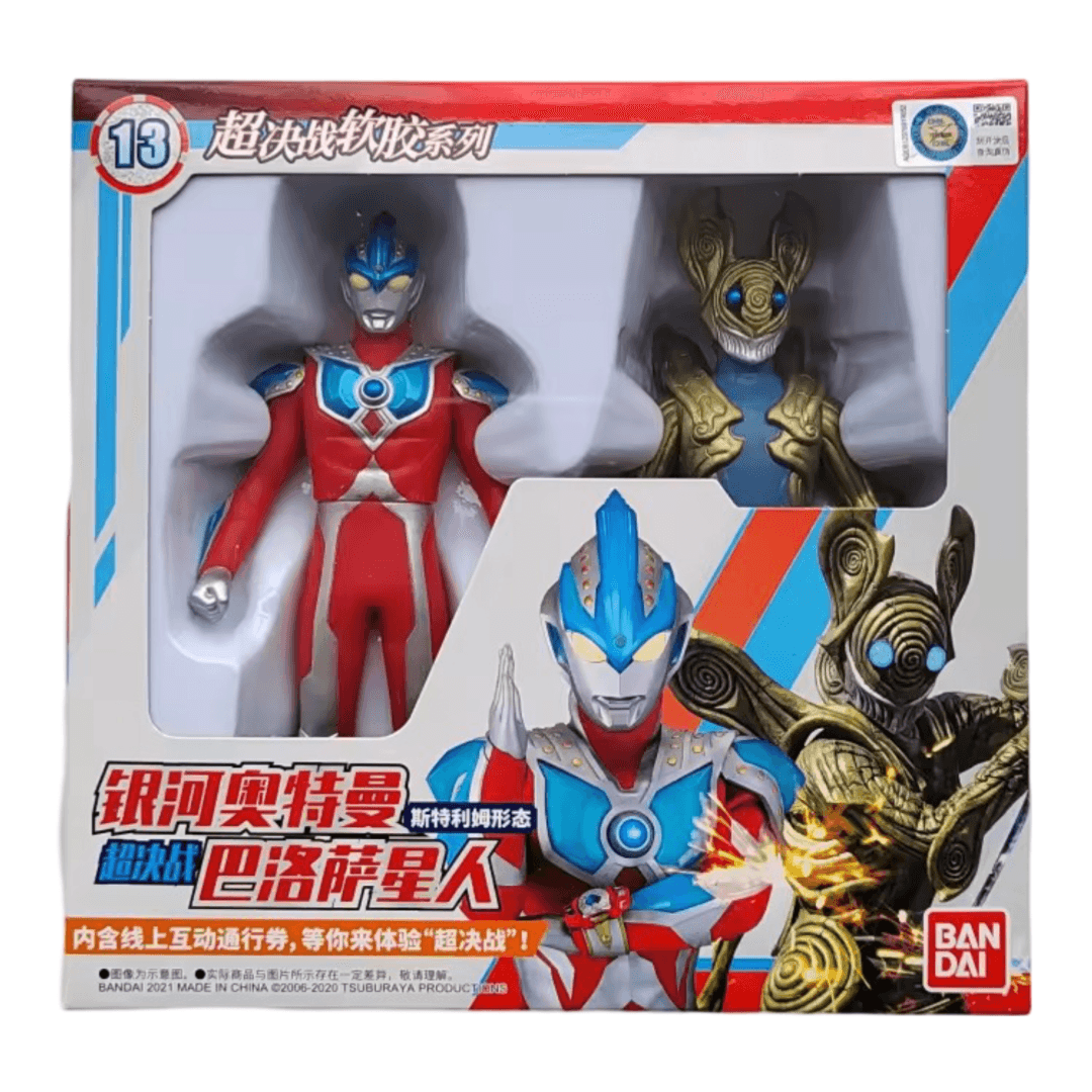 Anime Ultraman Ginga And Alien Barossa Action Figure Toy Set