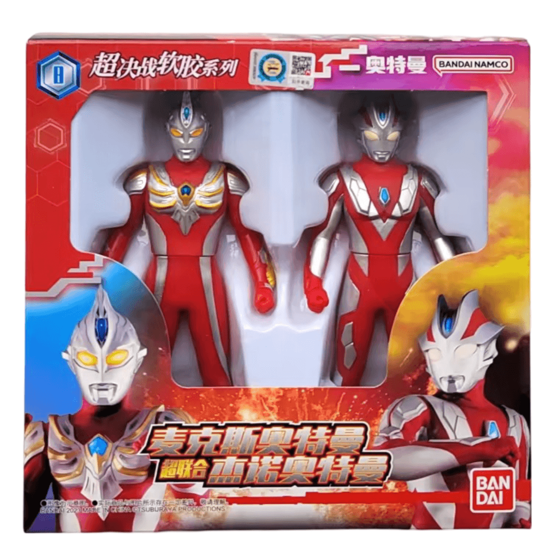 Anime Ultraman Max And Xenon Action Figure Toy Set