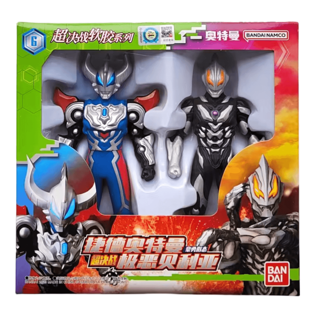 Anime Ultraman Geed And Belial Action Figure Toy Set