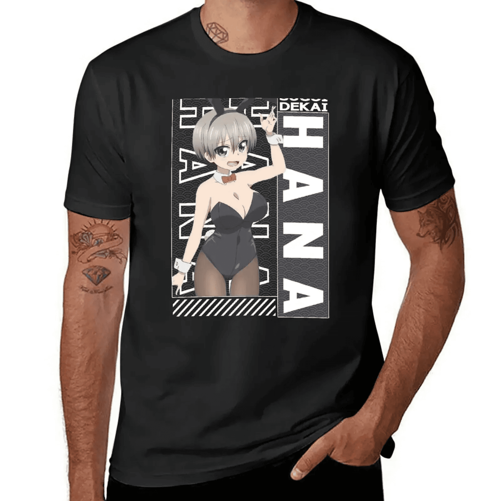 Anime Uzaki-Chan Wants To Hang Out! Hana Uzaki Bunny T-Shirt For Men