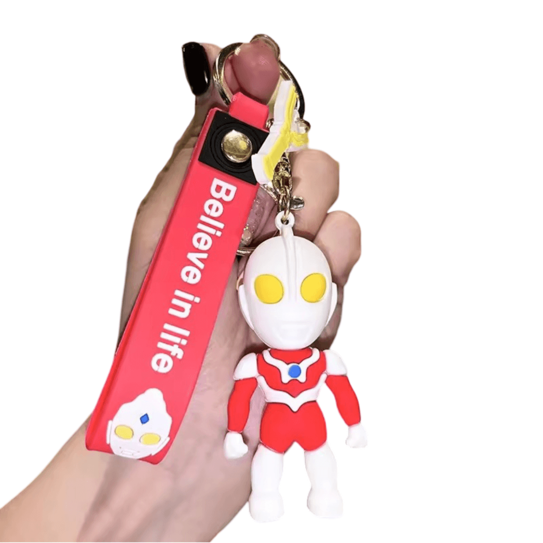 Anime Ultraman Resin Keychain Pendant