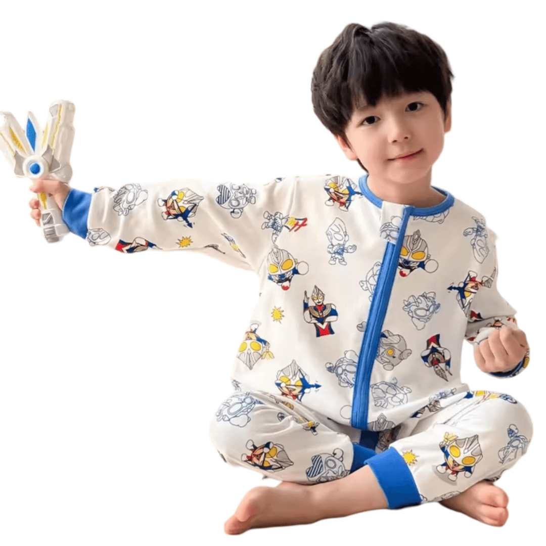 Anime Ultraman Character Printed Children Pajamas