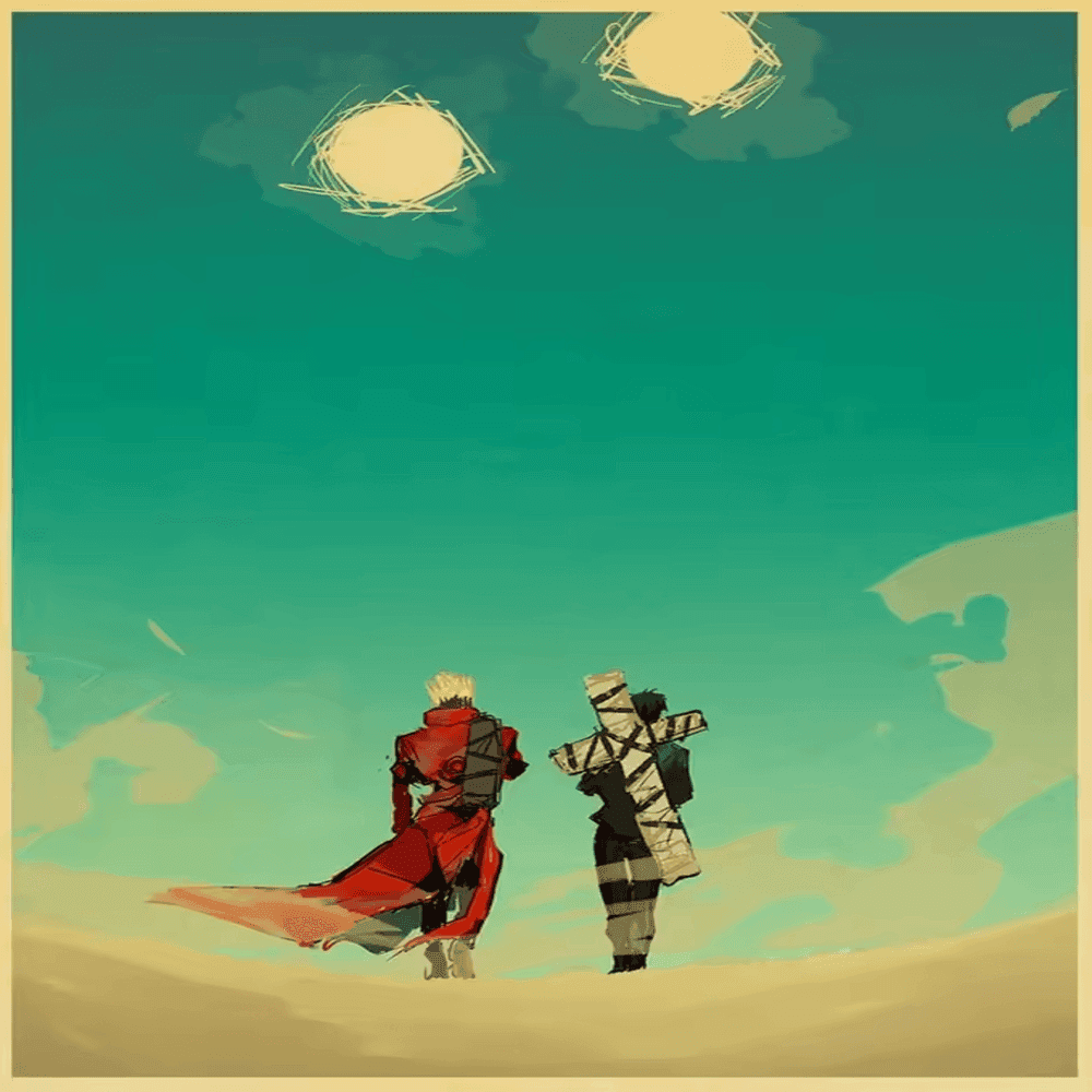 Anime Trigun Vash The Stampede And Nicholas D. Wolfwood Poster Wall Art