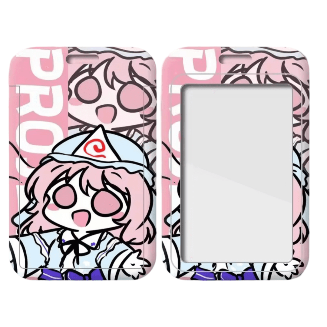 Anime Touhou Project Yuyuko Saigyouji Ferrule Access Card Holder