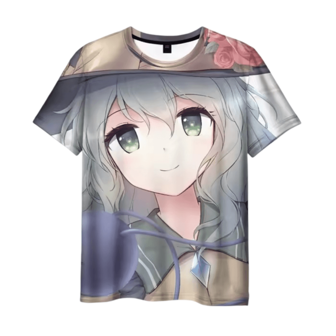 Anime Touhou Project Koishi 3D Printed T-Shirt