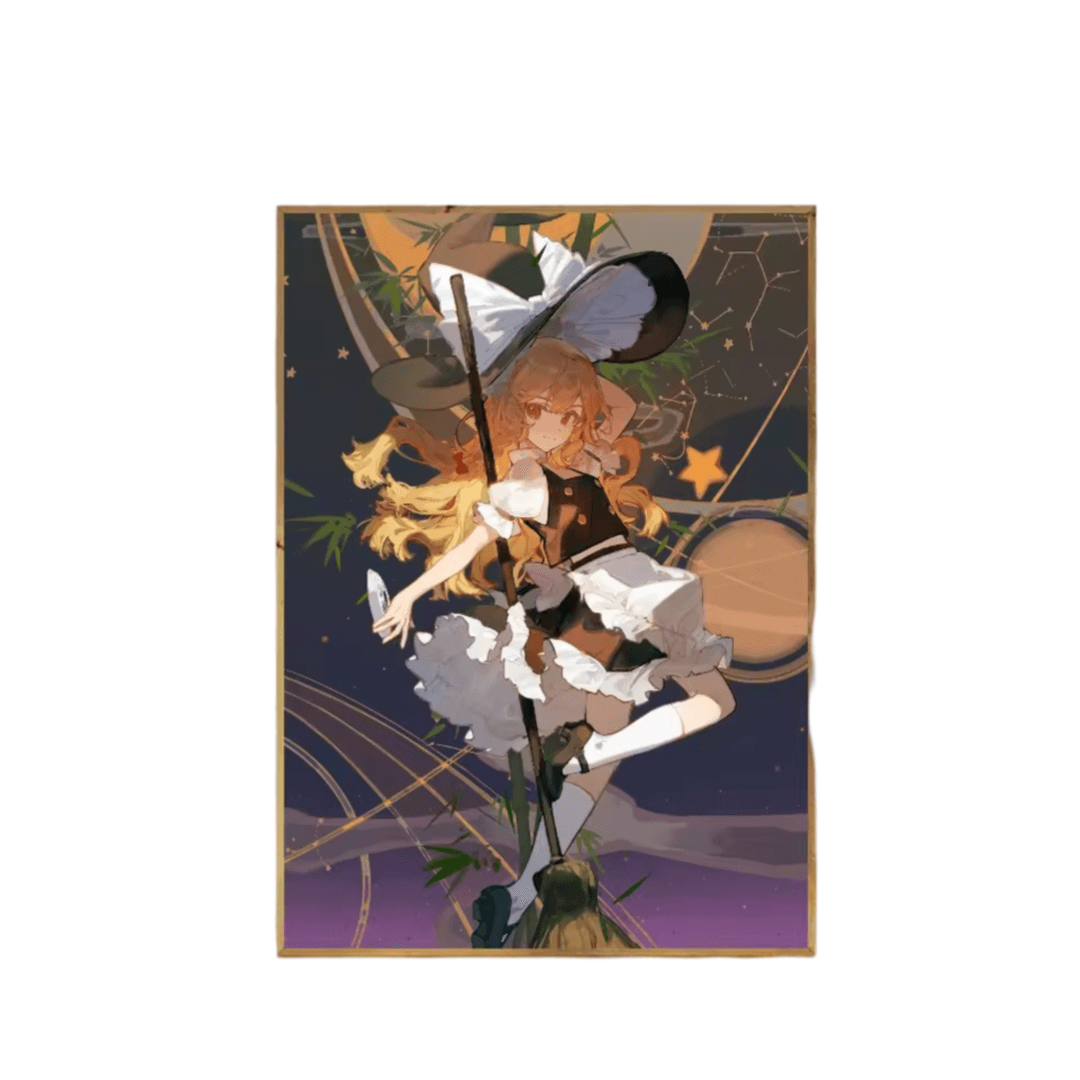 Anime Touhou Project Marisa Kirisame Poster Wall Art