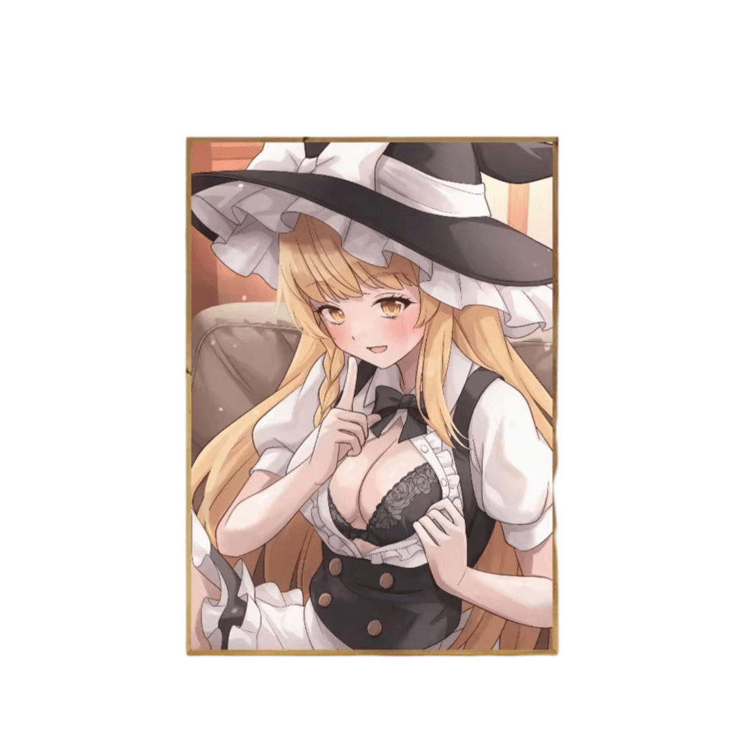 Touhou Project Anime Marisa Kirisame Paper Poster Wall Art